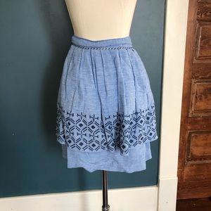 Anthropologie Odille Skirt
